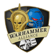 Logo for the Warhammer Alliance Program.